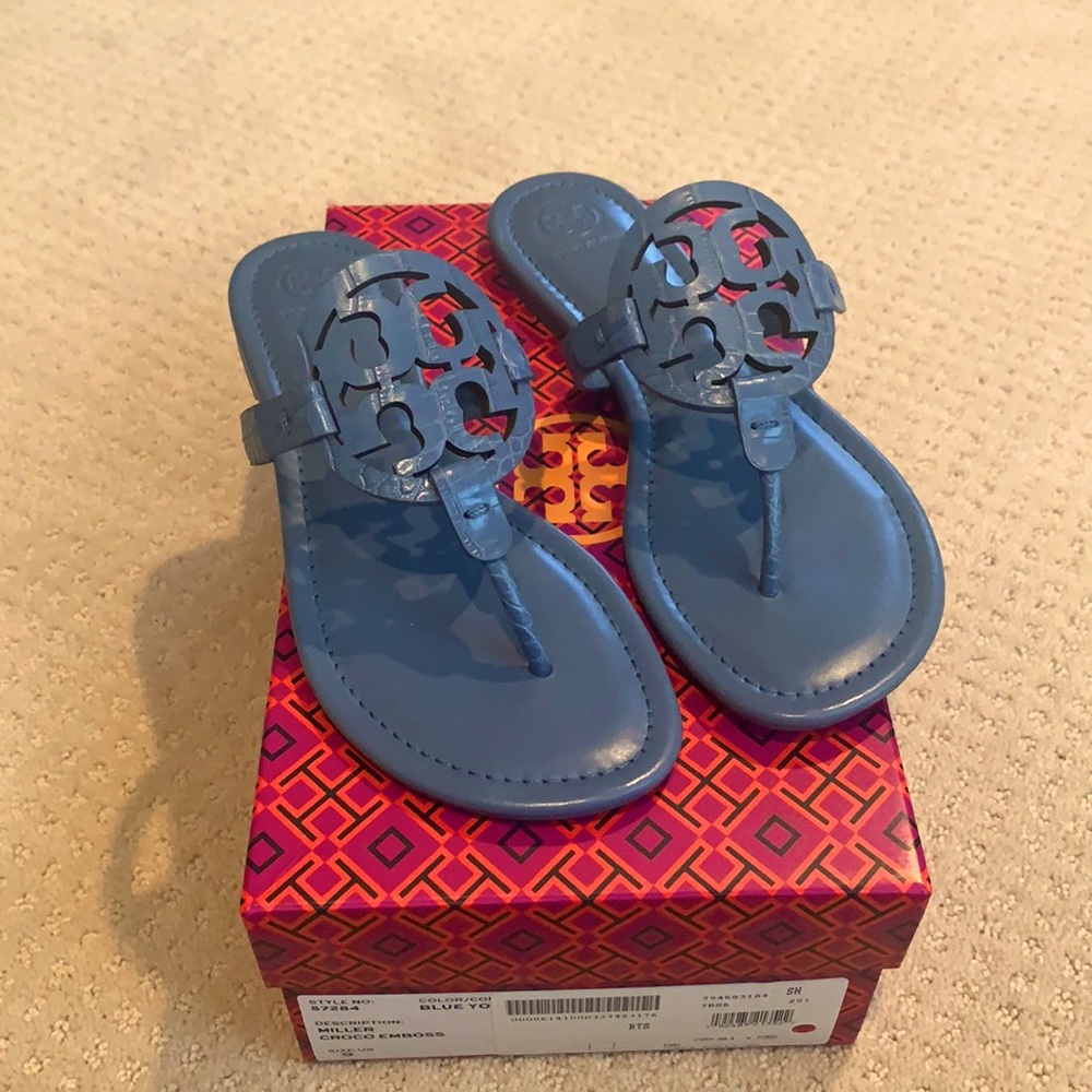 Tory Burch Miller Blue Yonder size 9